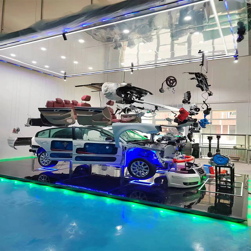 Automobile 3D teaching display platform